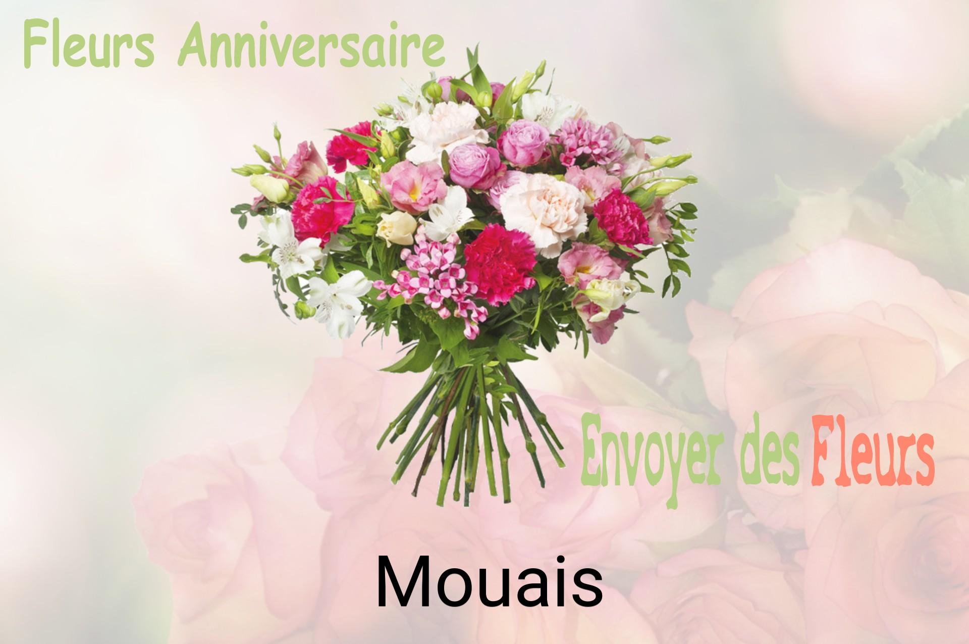 Bouquet de fleurs d’anniversaire livré à Mouais